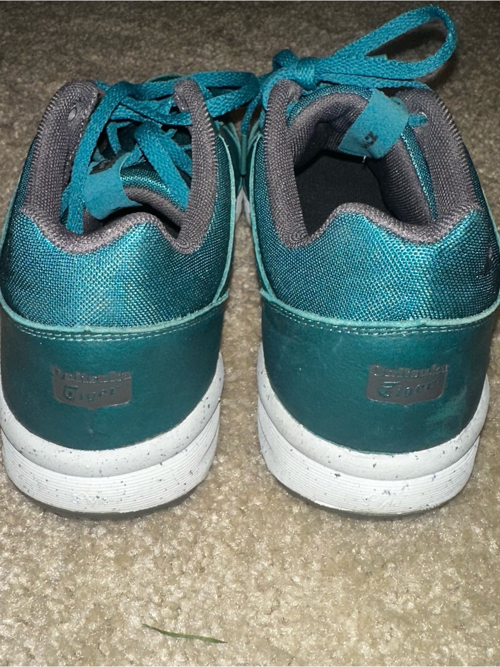 Asics Onitsuka Tiger Shaw Runner Green D4P1L 8080 Men’s Size 7 EU 40 Athletic - Picture 9 of 11